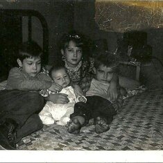 The 4 of us before Marie was born 