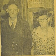 W.R. Hunnicutt (Roy's maternal great great uncle) and Fannie (Hunnicutt) Shepard (Roy's maternal great grandmother)