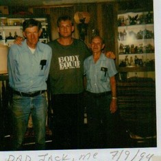 Roy sr, Roy JR (buddy) and Jack Domer Roy's  step dad