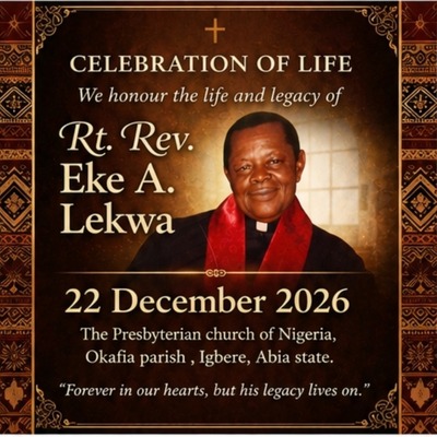 Rtrd. Rev. E. A. Lekwa