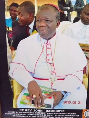 Rt Reverend John Adeleke Bamgboye