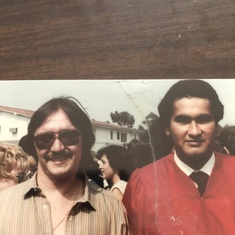 Ruben’s graduation with our beloved friend Hugo Gonzalez may he Rest In Peace