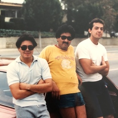 Robert, Ruben and friend Javier Chapa