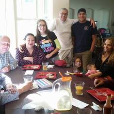 Breakfast in La Vegas celebrating Thanksgiving with family (November 30, 2014)