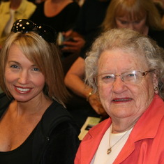 Beth with "always there" Grandma Rubie
