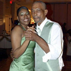 A dance with his daughter Marsha