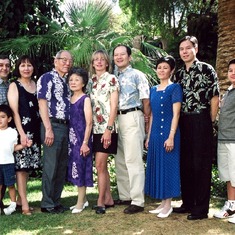 The whole family at Las Vegas, 2006