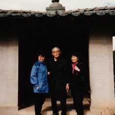 Ruby, Reiko and their father at family home in Japan