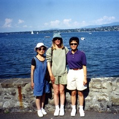 Ruby at Lake Geneva, Switzerland, 1999