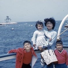 Ruby and the children, 1961