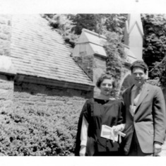 Fannia's graduation from Bryn Mawr, 1952