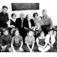 Grete, Jacob, sons, daughters in law and all grandchildren late '60s