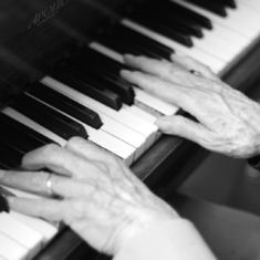 Grandpa piano hands