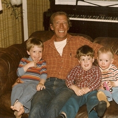Steven, grandpa, Cyrus, and Nick.