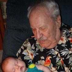 Grandpa Bushmouth with Avery