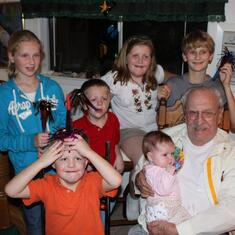89th Birthday with the kids