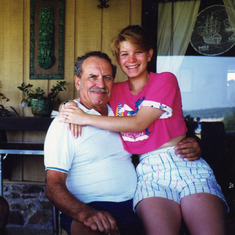 Uncle Jack (Russ) and Dove 1987 Lago Vista