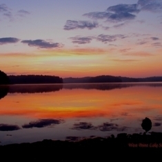 West Point Lake sunrise small