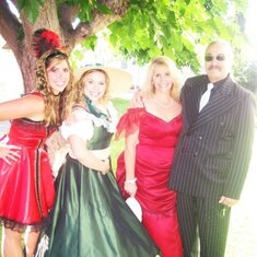 Russell and family at historic ball July 2010