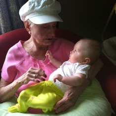 great grandma with Peyton