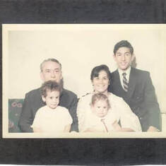First family portrait circa 1969