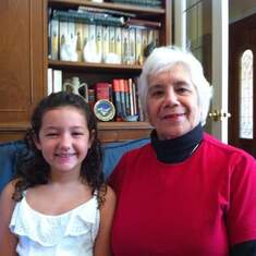 Ally Hamilton and her Grandma Cuchy circa 2011
