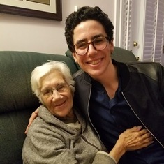 Ruth visiting in Georgia with her grandson, Hayden, circa 2016