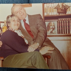 Ruth and her husband, Peppino, circa 1982