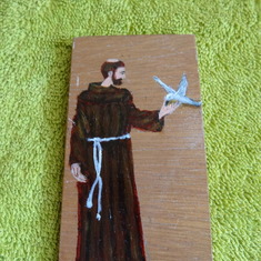 St Francis painted by Ruth Dehler