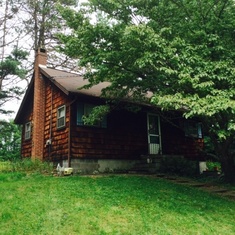 The front of Aunt Ruth's cottage 2014