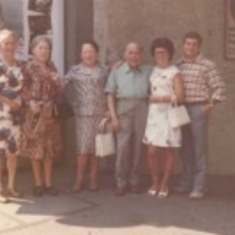 Sept 1973 - Johanna, Anna, Hilde, Hermann, Gertrud and Horst