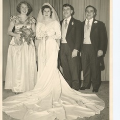 Waltraute and Augie's Wedding Nov 1951 - Ruth was the Maid of Honor