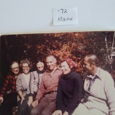 I have a few more to send David, but I love this picture of all of them in Maine