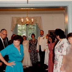Ruth and Alex lead dances at our wedding (31 years ago today). The memory is still fresh!