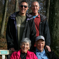 Ruth, Alex, David and Ed, Rockwood Park 11/26/11.