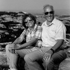 Ruth and Alex in Nova Scotia, August 1990.