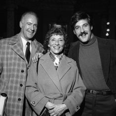Alex, Ruth and David at Steinway Hall, 1/7/87.