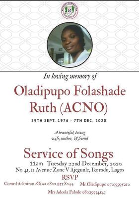 Ruth Folashade Oladipupo