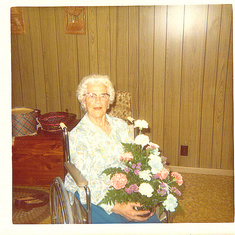 One of the last pictures taken of Ruth's Mom, Bessie Kilgore