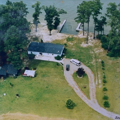 1992 - Ruth and Sally's retreat, "The River", Wicomico Church, VA - work in progress.