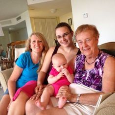 Mom, Phyllis, Alina and great granddaughter Livia