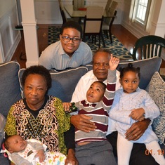 Grandma, Grandpa and their babies, Tumi, Tese, Fire and Fayo