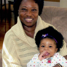 Grandma and Oluwatomilola 2012