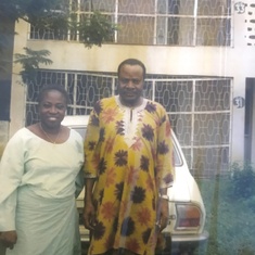 Dad and Mom at University of Ilorin Quarters
