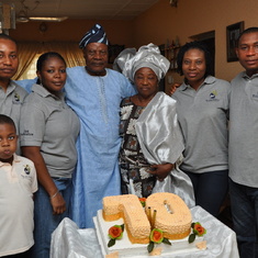 Low key 70th birthday and introduction of Joel Oguntola Empowerment Foundation (JOE Foundation). Mummy was still mourning the loss of her niece.