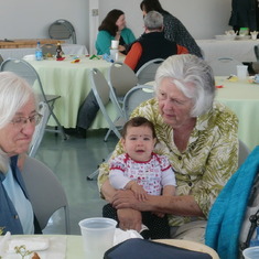 Baby Luxmi with Lois, Louise and Grandma