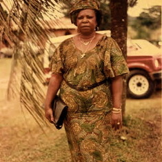 MAMIE RUTH IN AFRICAN ATIRE