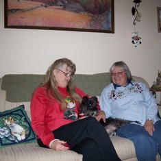 Sandy and Ruthie Christmas 2009