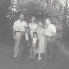 With Harold, Joel, Jonathan, Nonny & Poppa (1958)