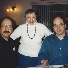 Dinner with Joel (L) & Jonathan (R) (2004)